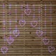 image 4 of 1.2m Christmas Static Heart LED Silver Pin Wire V Curtain Lights in Rainbow
