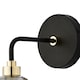 image 6 of First Choice Lighting Matt Black and Smoked Glass Wall Light Black | Grey
