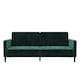 image 4 of Dorel Home - Liam Sofa Bed in Velvet Green | Green | GREEN VELVET | Not provided
