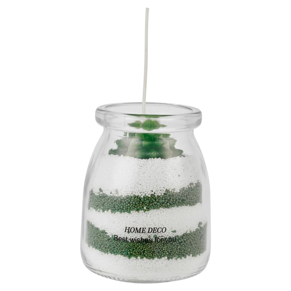 image 1 of Make Your Own Christmas Candle Kit DIY Scented Wax Sand Jar Craft Set Kids Fun | Multi | Mistletoe & Fir