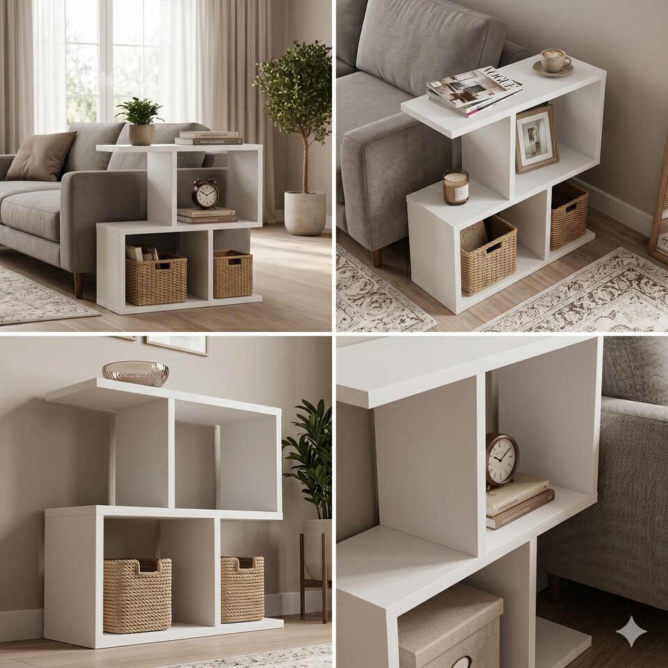 image 1 of Shelving unit Shefa Line Eden 60 White