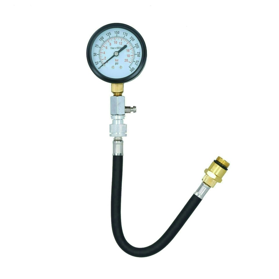 image 1 of Compression tester kit for petrol engines 0-300psi / 0-2000kpa 14 & 18mm AT460