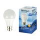 image 2 of ValueLights 8 Pack B22 White Plastic GLS LED 10W Warm White 3000K 800lm Light Bulb