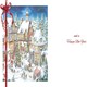 image 2 of Fantastic Colourful 3D Festive Village Christmas Card