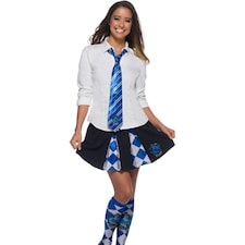 Harry Potter Ravenclaw Tie - Blue/Silver - One Size