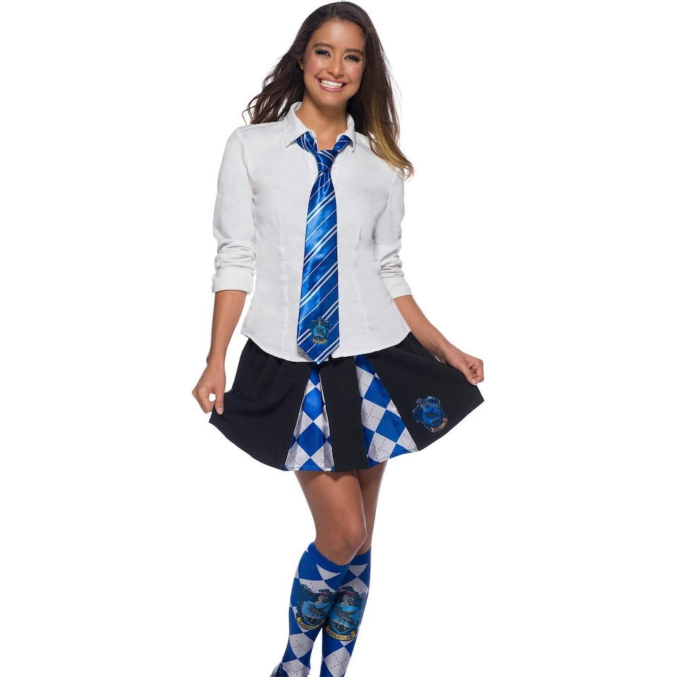 image 1 of Harry Potter Ravenclaw Tie - Blue/Silver - One Size