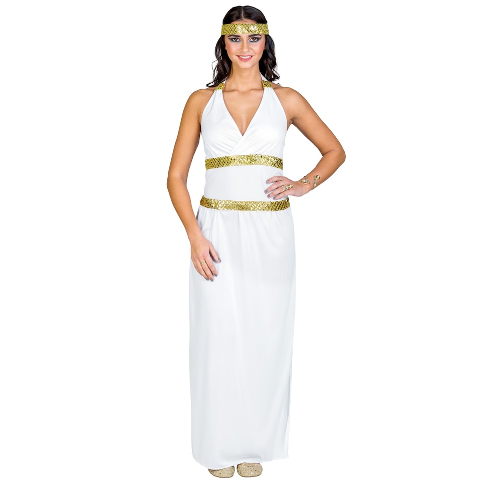 image 1 of Womens Goddess Athena Costume | White | white | XL | 1