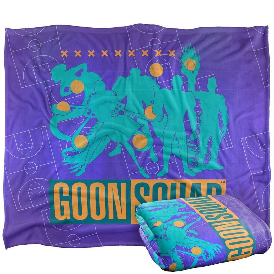 image 1 of Space Jam: A New Legacy Goon Squad Outline Blanket - Multicoloured - One Size