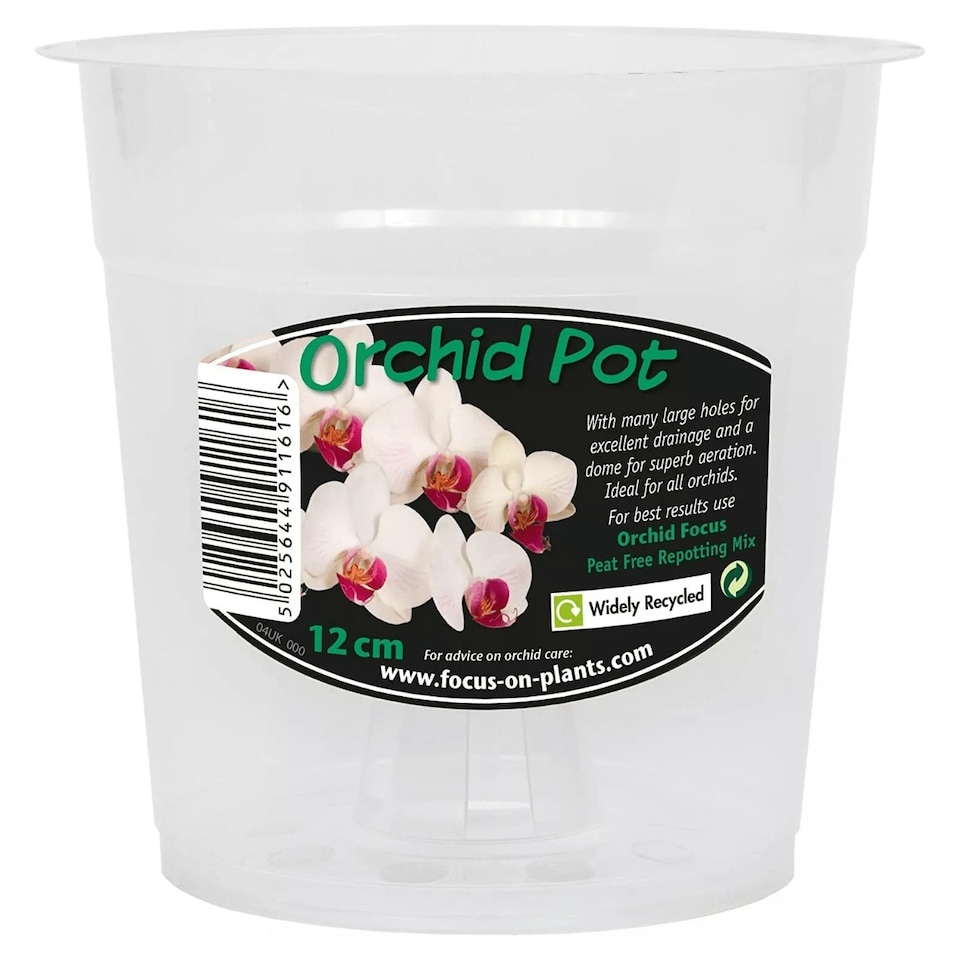 image 1 of Growth Technology Clear Orchid Pot 12cm N/A