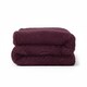 image 1 of Cuddly Extra Fluffy Throw Ultra Soft Plush Blanket for Sofa Bed Home Decor | Purple | Plum