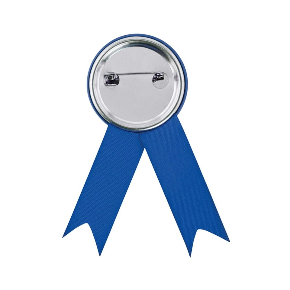image 1 of MidOcean Lazo Ribbon Badge - Royal Blue - One Size Blue