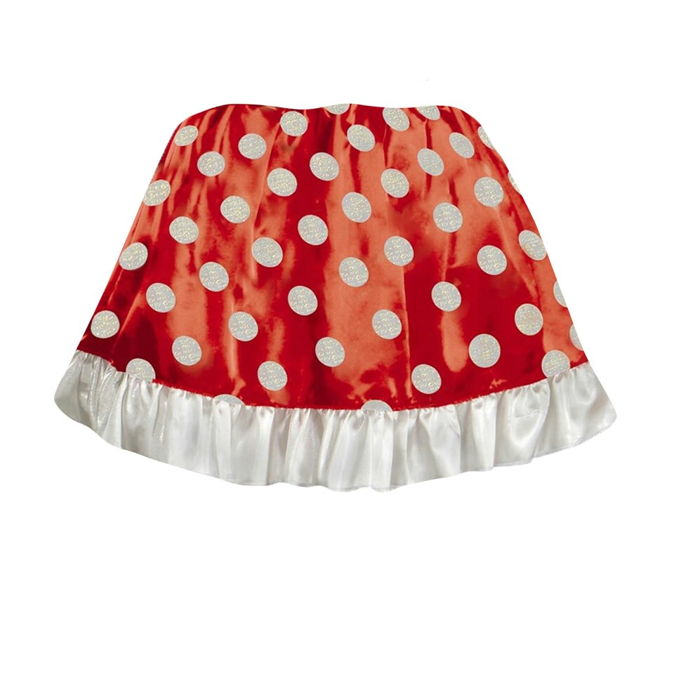 image 1 of Disney Womens/Ladies Classic Minnie Mouse Costume Set - Red/White/Black - M M