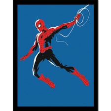 Spider-Man (Web Line) Framed 30x40cm Print