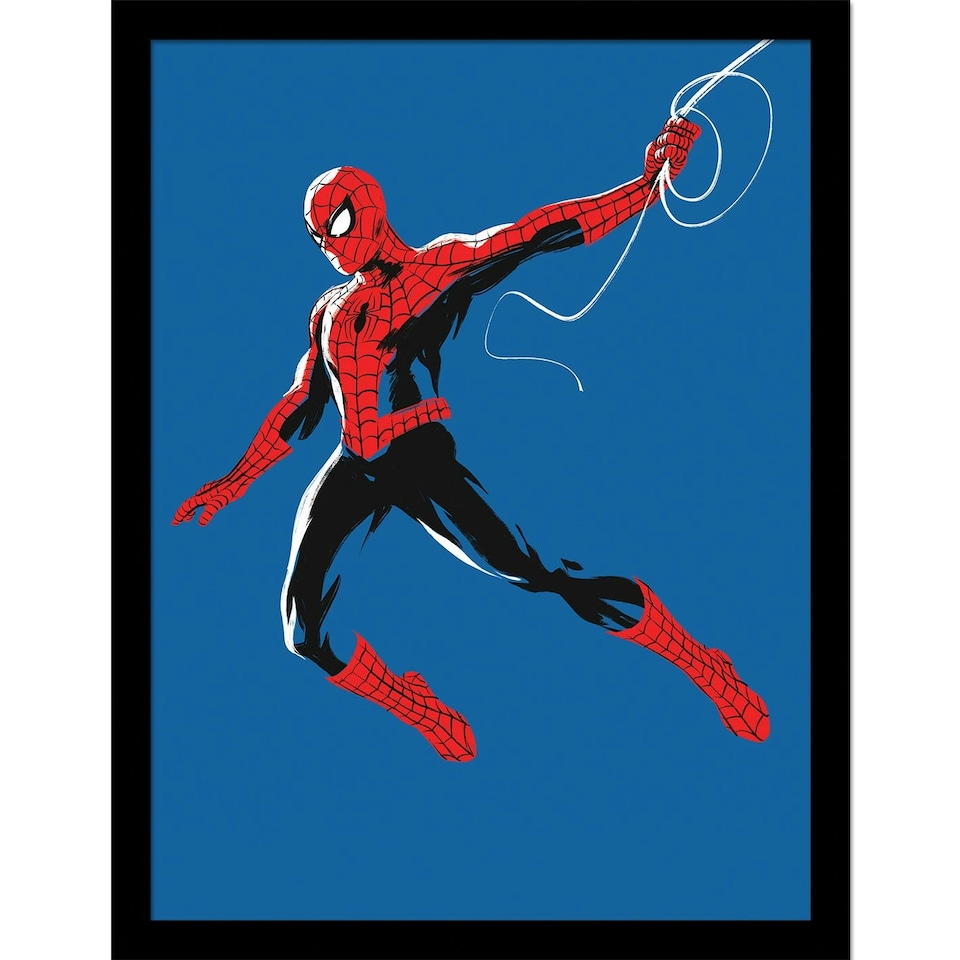 image 1 of Spider-Man (Web Line) Framed 30x40cm Print
