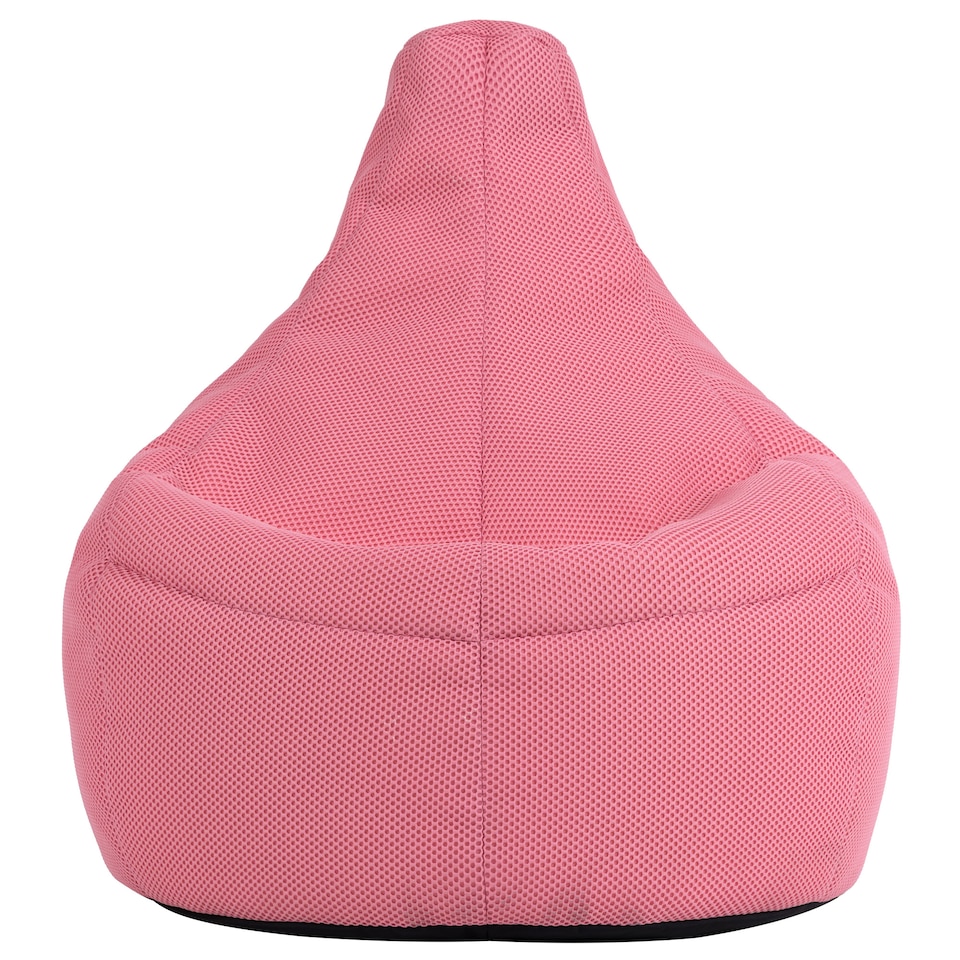 image 1 of Icon Gaming Performance Mesh XL Recliner Bean Bag, Pink