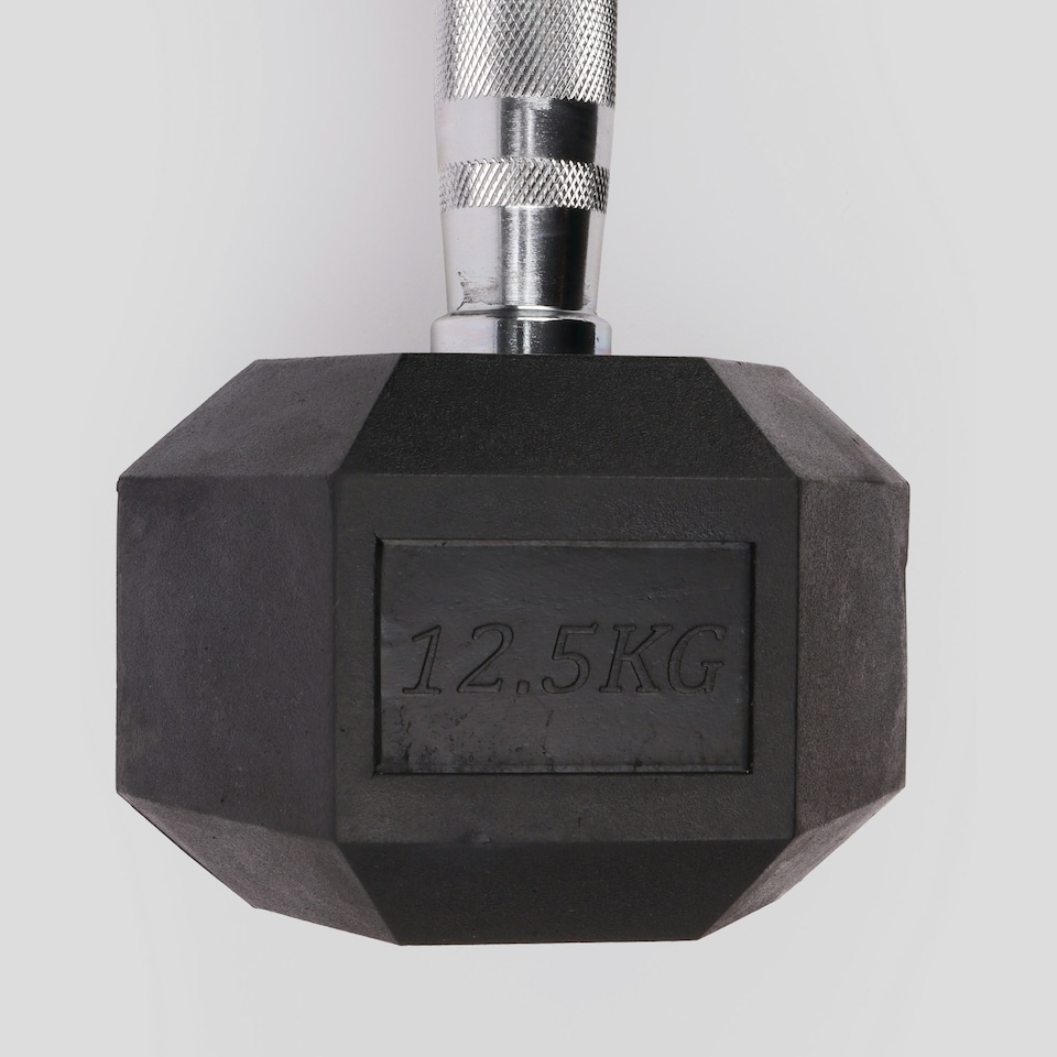 image 1 of Phoenix Fitness Pair of Hex Dumbbells - 12.5kg