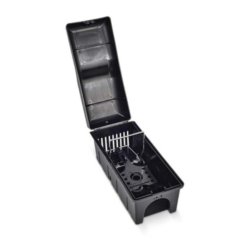 image 1 of Compact Rat & Mouse Bait Stations 2 Pack – Lockable Tamper-Resistant Rodent Trap Boxes with Security Key