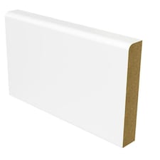 PACK OF 10 - Pencil Round White Primed MDF Architrave - 18mm x 69mm x 2100mm