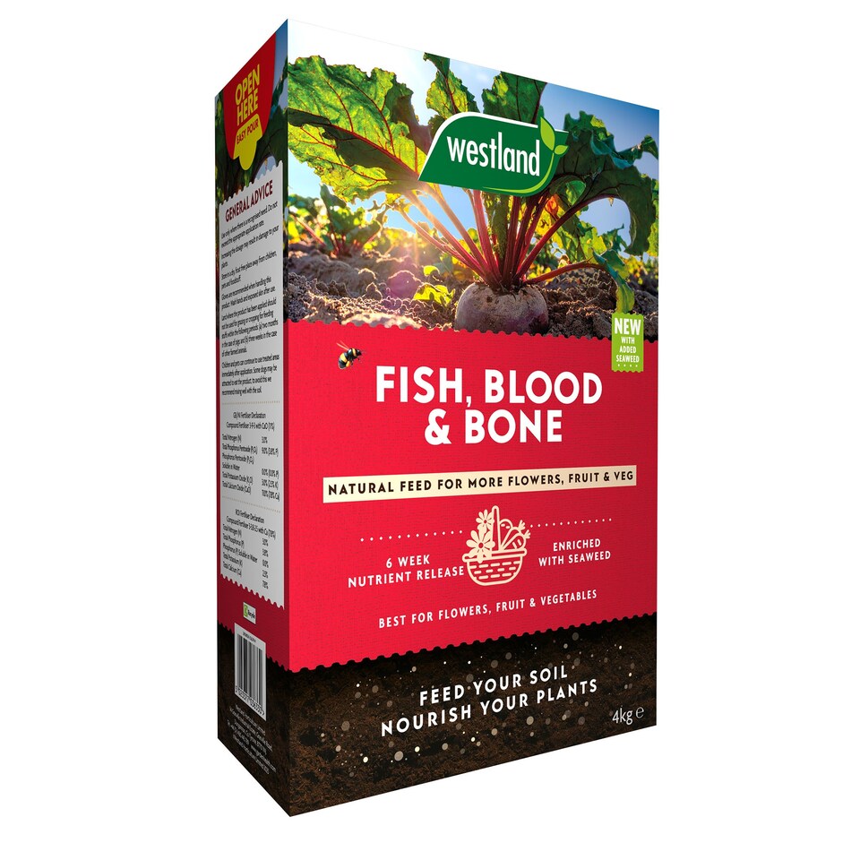 image 1 of Westland Fish, Blood & Bone All-Purpose Plant Food NPK 3-9-3 4kg