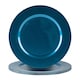 image 1 of Argon Tableware Metallic Charger Plates - 33cm - Blue - Pack of 6 Blue