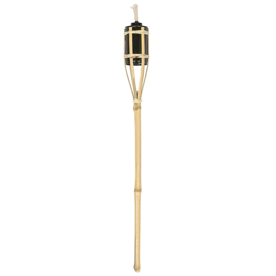 image 1 of Harbour Housewares Bamboo Garden Fire Torches - 60cm - Natural - Pack of 6