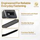 image 6 of 100 Pcs 100mm x 2.5mm Strong Black Nylon Plastic Cable Ties Zip Tie Wraps organizer | Black