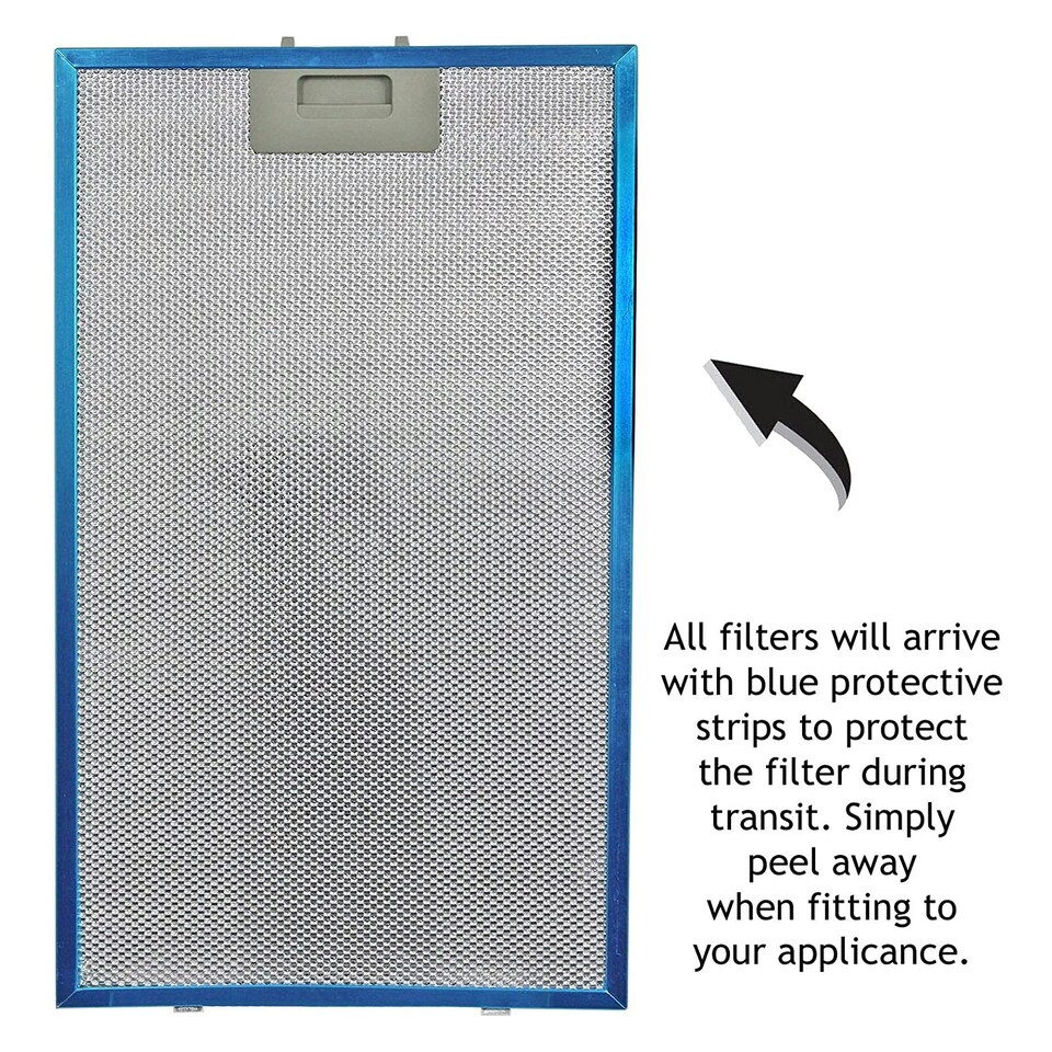 image 1 of SPARES2GO Grease Filter Metal Mesh compatible with Howdens Lamona LAM2501 Cooker Hood Extractor Vent (460 x 260mm)