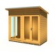 image 3 of Lela 8x4 Summerhouse - L162.1 x W252.4 x H229.9 cm Brown