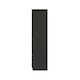 image 10 of FWStyle Chilton Combination Wardrobe 2 Door 2 Drawer - Black Gloss Front Black