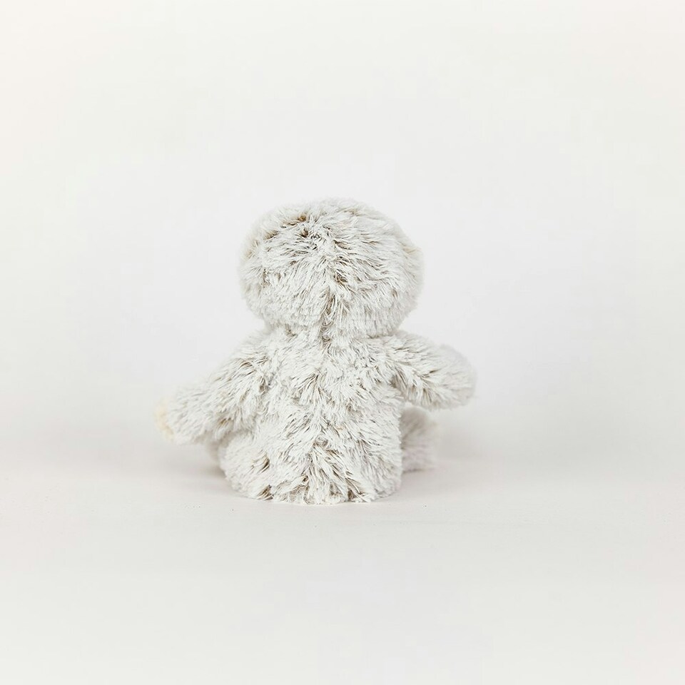 image 1 of Warmies Marshmallow Sloth Plush Mini Size, Fully Microwavable and Weighted Cuddly Toy for Anxiety, Chill in The Freezer or Heat in Microwave, Soft Toy Heat Pad