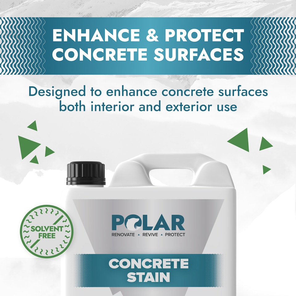 image 1 of Polar Concrete Stain Durable Slip Resistant Solvent Free | Grey | Mid Grey | 5 litre