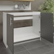 image 3 of JD Greta Kitchen Base Sink Unit 1000mm Cabinet With Doors 100cm - Grey Matt