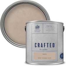 Crafted by Crown Suede Effect Paint - Taupe - 2.5L