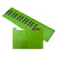image 1 of Pack of 48 Janrax A4 Neon Green Foldover Clipboards