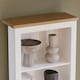 image 5 of Vida Designs Arlington 5 Tier Bookcase Shaker Style Display Storage, White & Oak