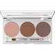image 1 of Eye Shadow Trio Set - Smokey Collection Brown | smokey caramel