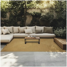 Rug Raya - jute look, boho style, for indoor & outdoor, durable, easy-care Brown | 230 x 160 cm
