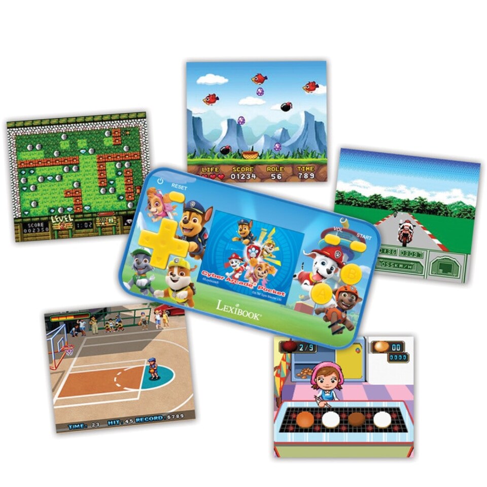 image 1 of Lexibook JL1895PA Handheld Console Mini Cyber Arcade 150 Games Including Paw Patrol