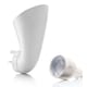 image 1 of Auraglow Plugin GU10 Spotlight Uplighter Wall Wash Light Plug Socket Lamp | Blue