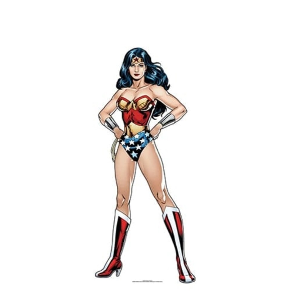 The Wonder Woman DC Comics Star Mini Cardboard Cutout 92cm
