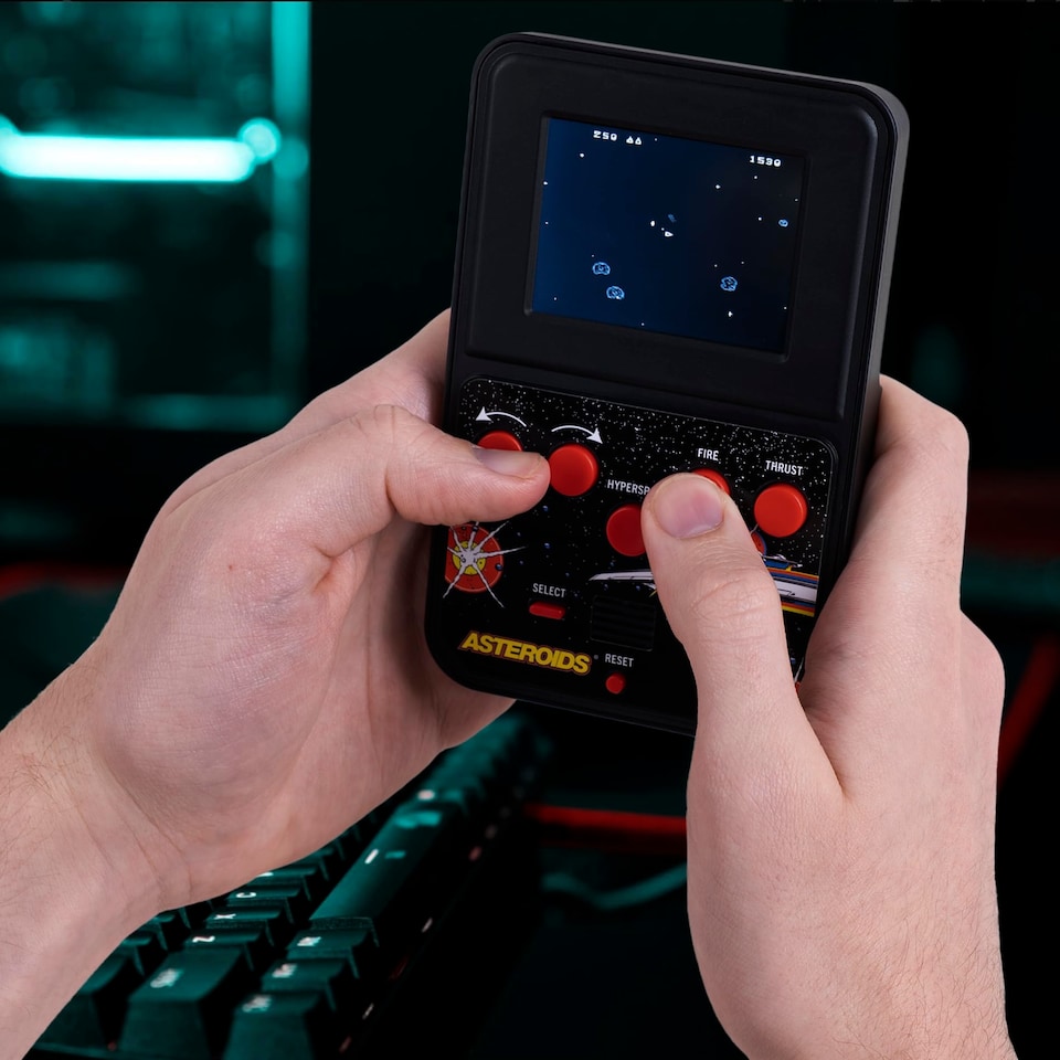 image 1 of Asteroids Colour Handheld Arcade Game with 2.5" Colour Screen