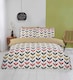 image 1 of Jules Floral Microfibre Reversible Duvet Cover Set with Pillowcase | Multi | Double | 1