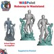 image 1 of Robocop In Wasteland Set Unpainted Figure and Base 1:18 Scale Wasp