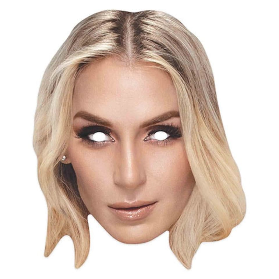 WWE Charlotte Flair Cardboard Face Mask