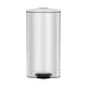 image 6 of Harbour Housewares Square Stainless Steel Kitchen Pedal Bin - 30L - Brushed | Silver | Brushed