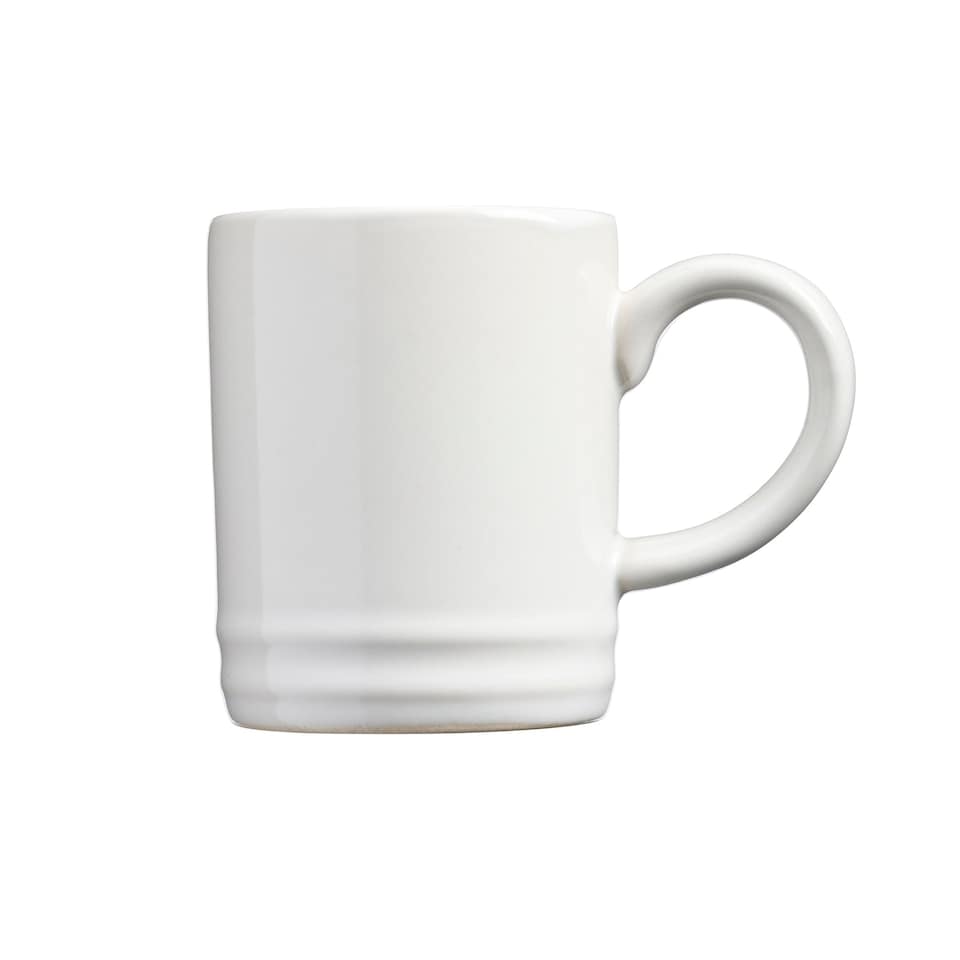 image 1 of Cooks Professional 4pc Espresso Cup Set - Stoneware Mini Mugs - 100ml | White | White