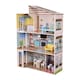 image 1 of Teamson Kids Wooden Mediterranean 3 Storey Doll House for 12" Dolls, Dollhouse