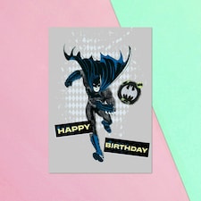 Official Batman Happy Birthday Greetings Card