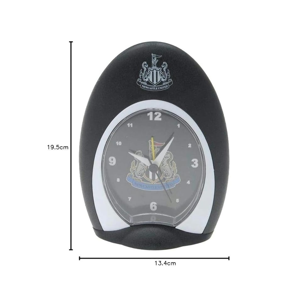 image 1 of Newcastle FC Swoop Alarm Clock Black