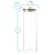 image 3 of Argon Tableware Glass Storage Jar with Wooden Lid - Leather Loop - 2 Litre